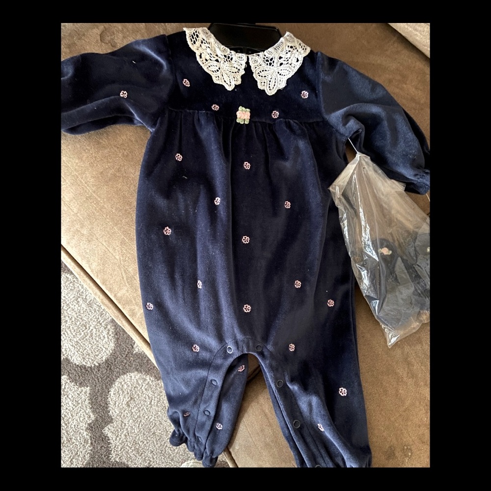 Baby bodysuit with booties !!